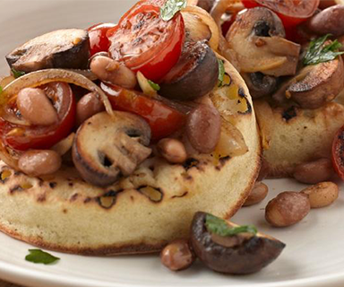 Roasted Vegetable Crumpets | Recipes | Warburtons