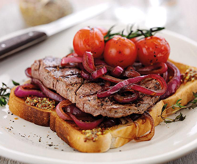 Open Steak Sandwich | Sandwich Recipes | Warburtons