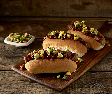 Tex Mex Hot Dog with Salsa | Hot Dog Recipes | Warburtons
