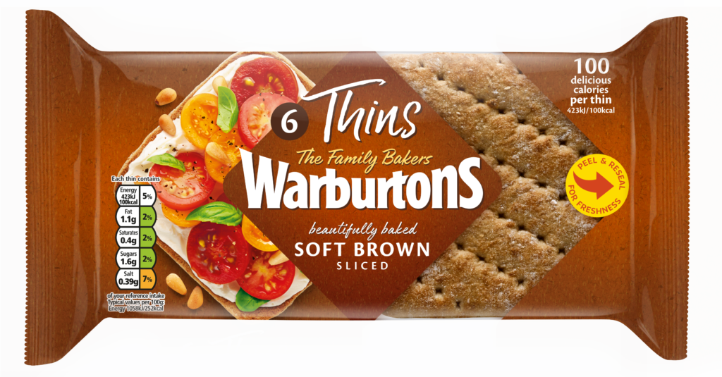 6 Brown Sandwich Thins Sandwich Thins Warburtons