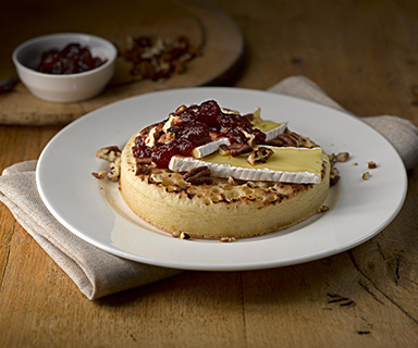 Warburtons Giant Crumpets with Brie