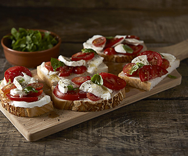 Warburtons Caprese Open Sandwich