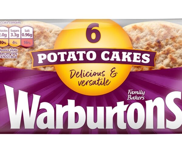 Warburtons 6 Potato Cakes