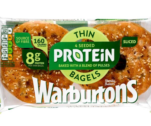 Warburtons 4 Protein Thin Bagels