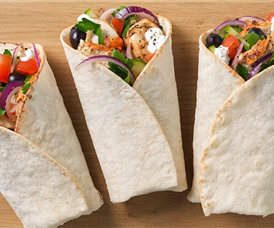 Chicken Tzatziki Warburtons Wraps