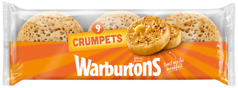 Warburtons 9 Crumpets