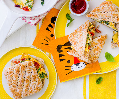 Veggie Omelette Toasties