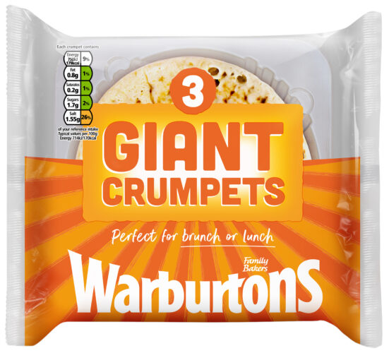 3 Giant Crumpets