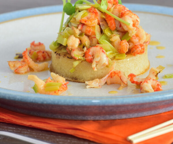 Leek and Crayfish Warburtons Crumpets