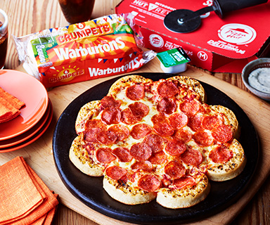 Warburtons Cheesy Crumpet Crust Pizza