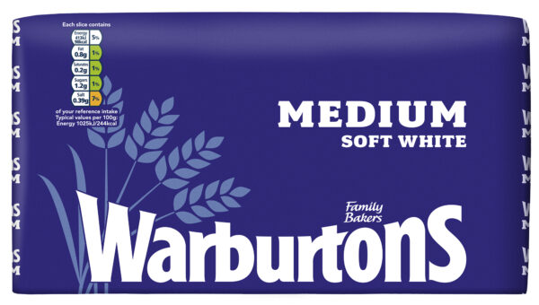 Warburtons Medium (800g)