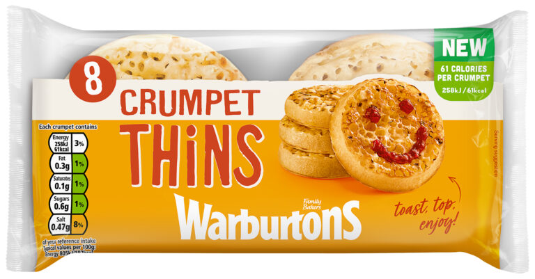 Warburtons 8 Crumpet Thins