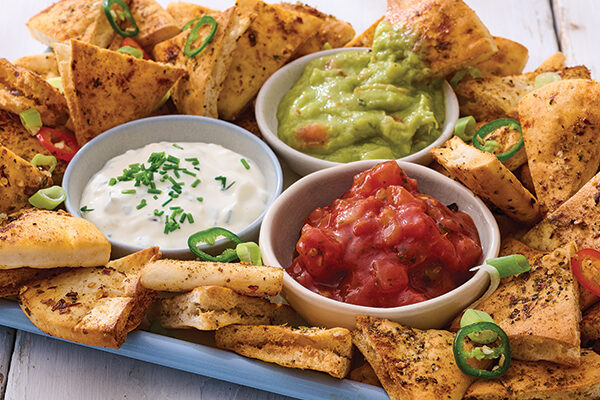 Spicy Pitta Nachos (