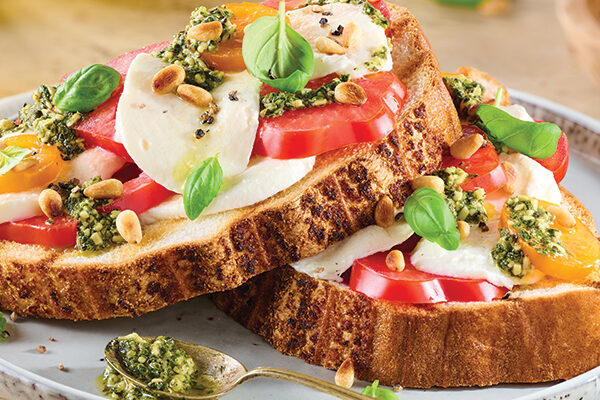 Warburtons Gluten Free Tiger Caprese Open Sandwich