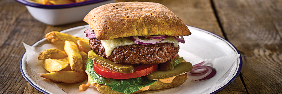 Warburtons Gluten Free Homemade Burgers with Spicy Mayo in Brioche Rolls