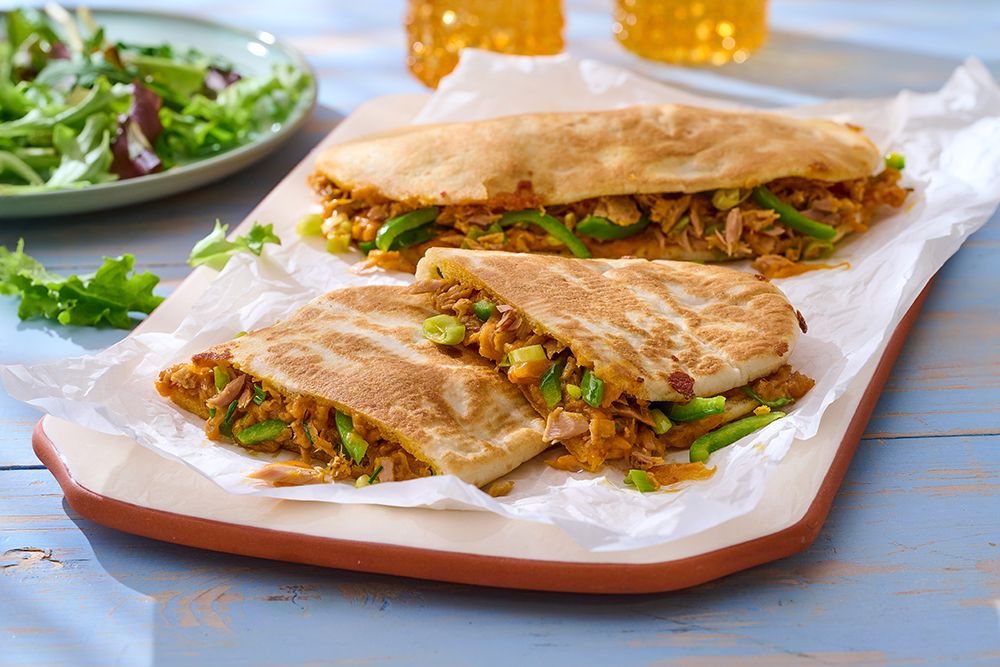 Warburtons Gluten Free Tuna Chilli Cheese Pitta Melts