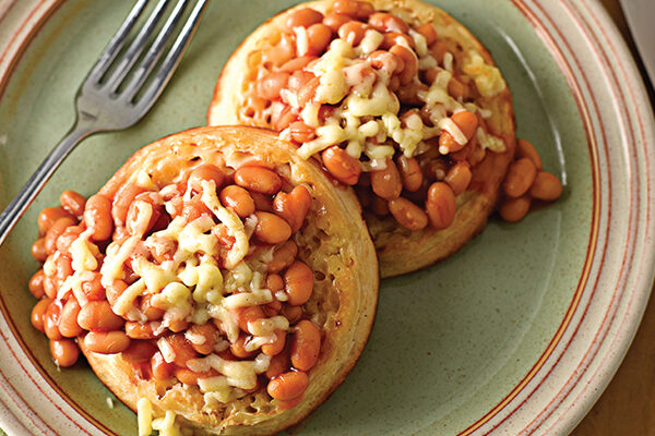 Warburtons Gluten Free Cheesy Beans Crumpets