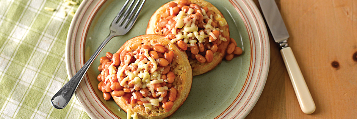 Warburtons Gluten Free Cheesy Beans Crumpets