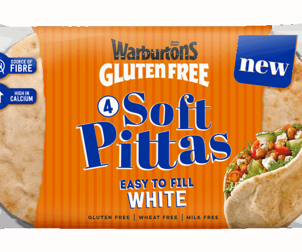 4 Gluten Free Soft White Pittas