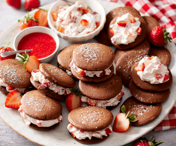 Warburtons Strawberries and Cream Mini Pancakes
