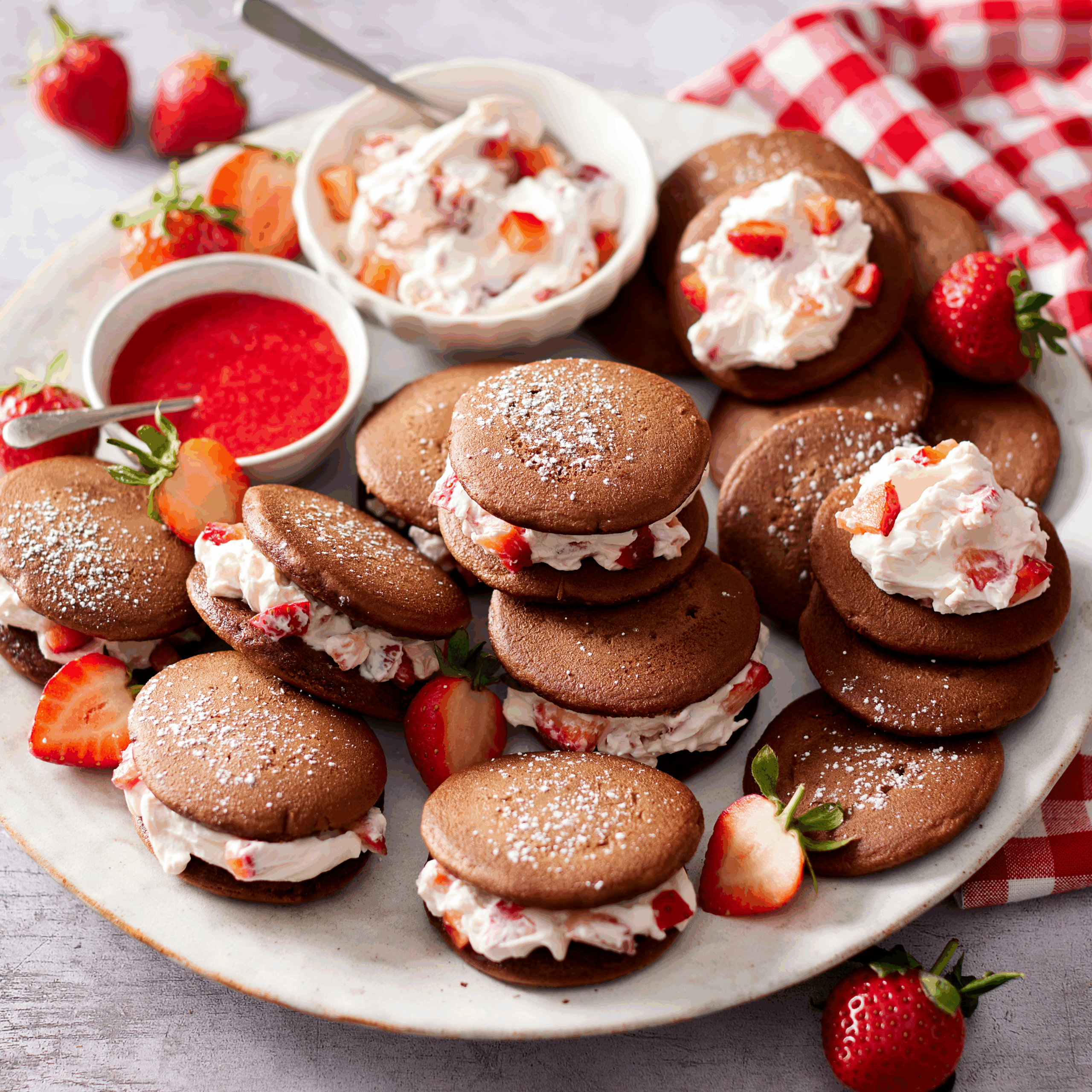 Warburtons Strawberries and Cream Mini Pancakes