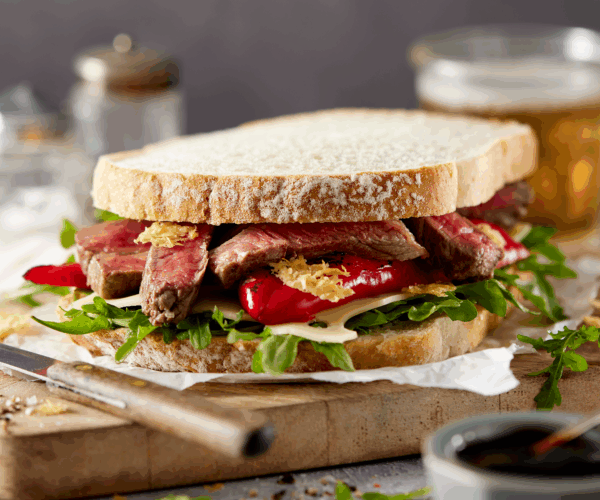 Warburtons Our Dough Steak Sandwich