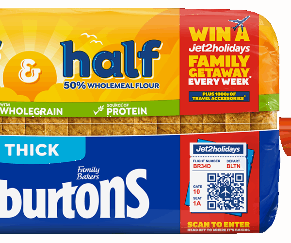 Warburtons Half & Half Thick (800g)