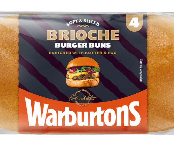 4 Brioche Burger Buns