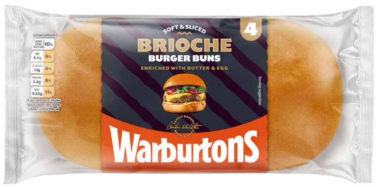 4 Brioche Burger Buns