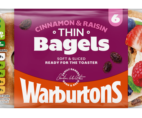 Cinnamon & Raisin Thin Bagels