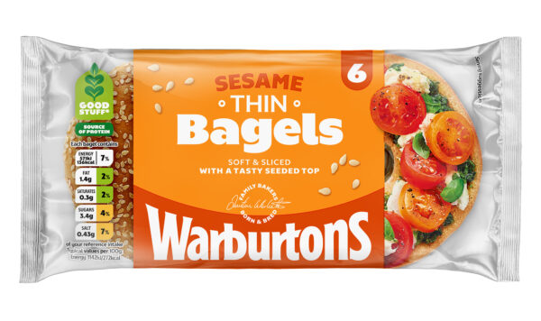 sesame thin bagels