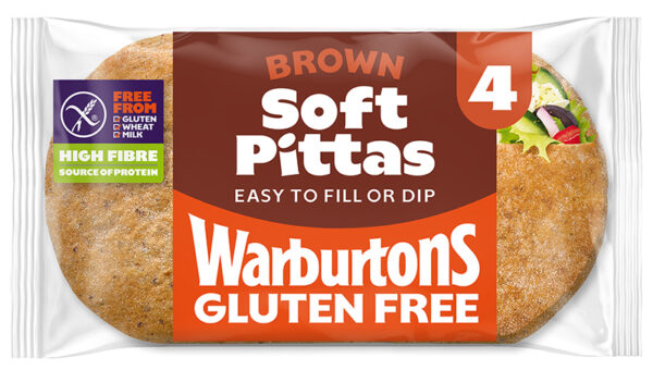 Soft Brown Pittas Gluten Free