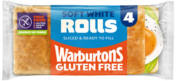 Warburtons Gluten Free White Rolls (GF) (2)