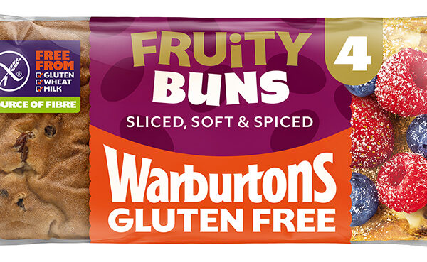 Warburtons Gluten Free Cinnamon and Raisin Fruity Buns (GF)