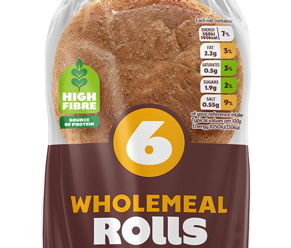 6 Wholemeal Rolls